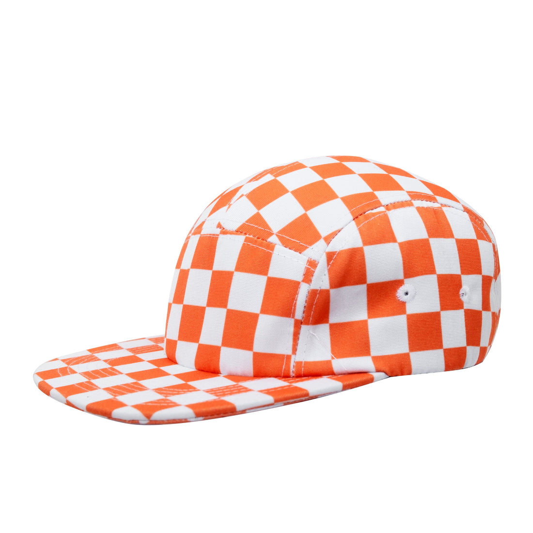 Checkmate Orange - 5 panel hat