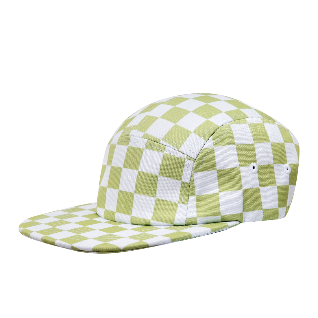 Checkmate Green - 5 panel hat