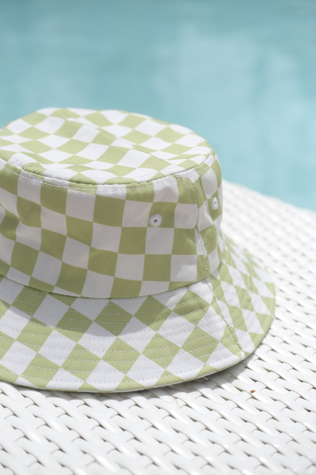 Checkmate Green - bucket hat