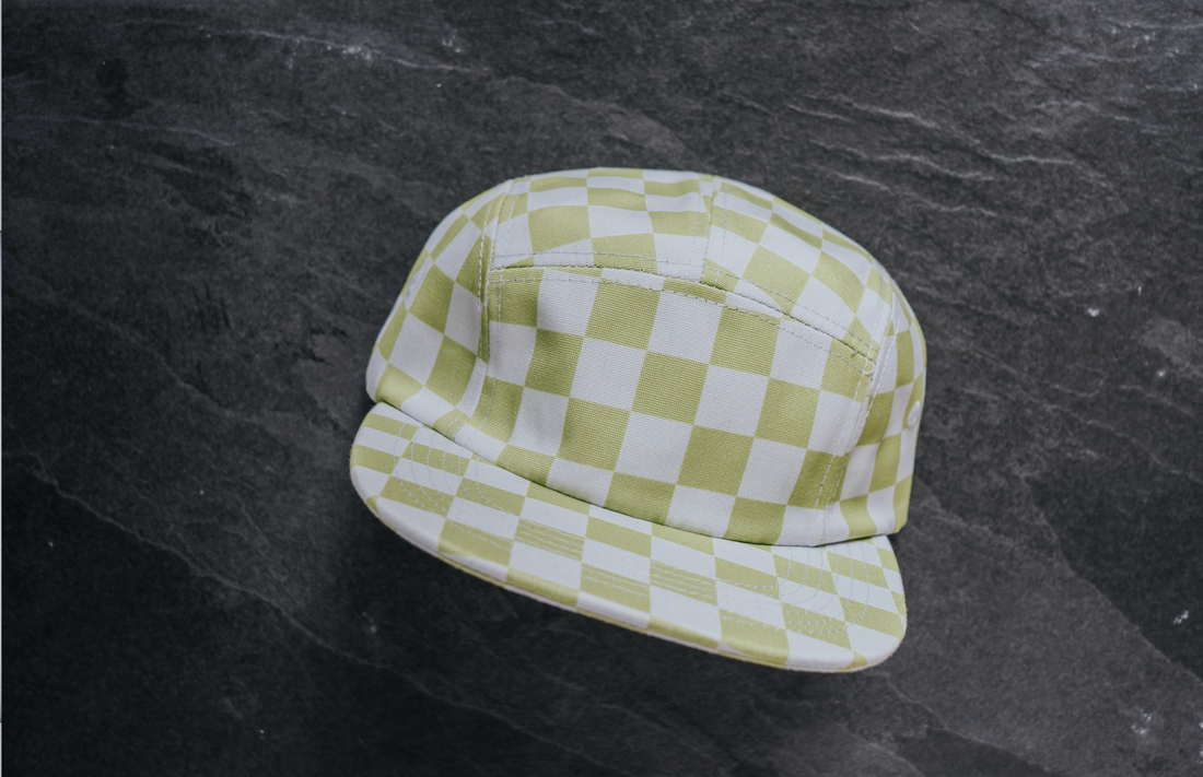 Checkmate Green - 5 panel hat
