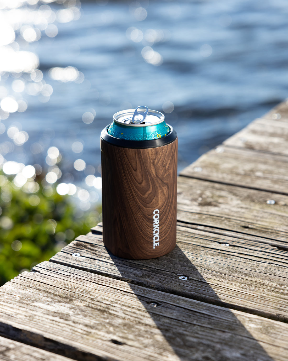 Can Cooler Walnut Wood